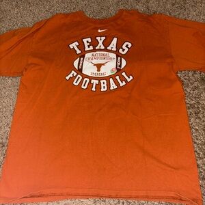 UNISEX vintage 2006 Nike Texas Longhorns orange football tee Size L